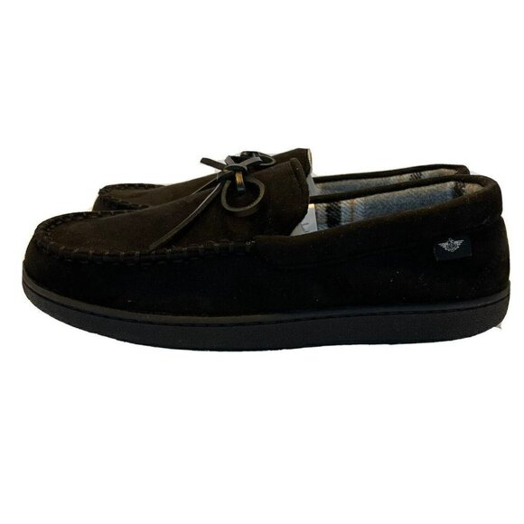 Dockers NIB Men’s Memory Foam Indoor Outdoor Outsole Black Slippers-L (9/10) - Picture 6 of 16